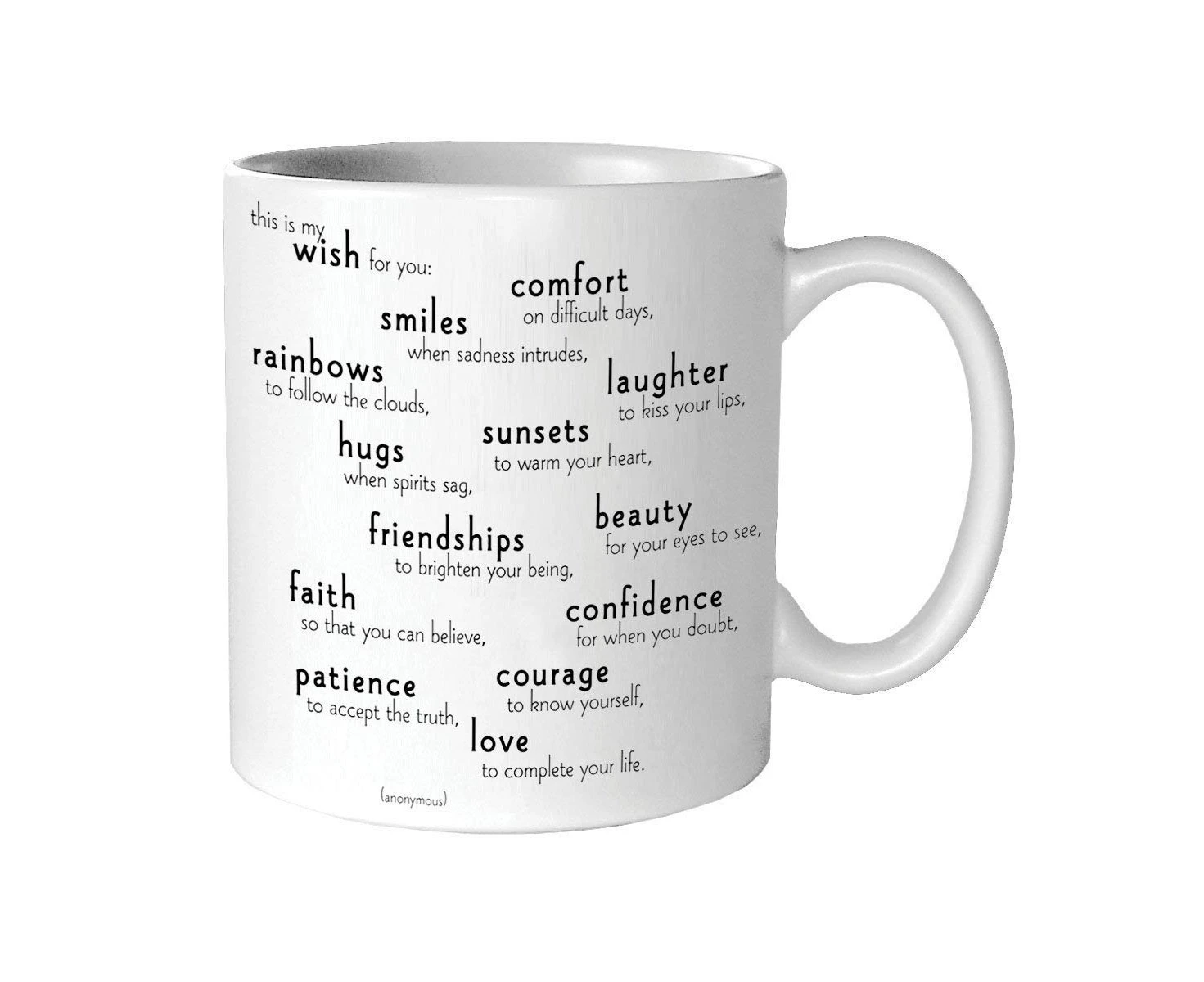 Quotable My Wish For You - Anonymous Mug - Quotes Kitchen Home MUG-G158-QUOTE