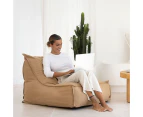 Boss Bean Lounge - Washed Canvas - Tan - Beanbag Couch - Room Décor