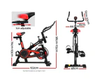 Everfit Spin Bike Exercise Bike Flywheel Cycling Home Gym Fitness 120kg