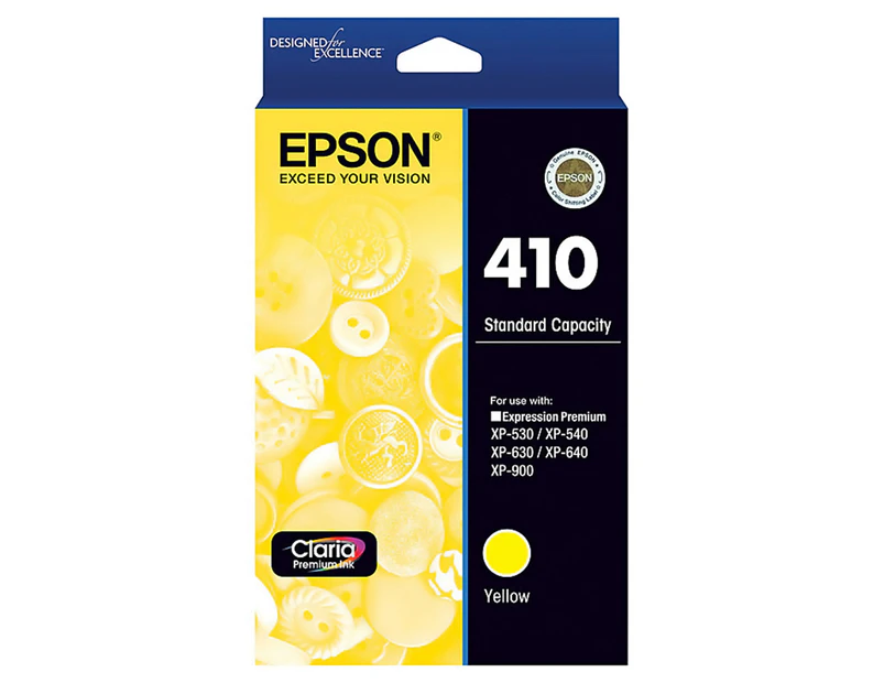 Epson 410 Claria Premium Photo Yellow Ink Cartridge