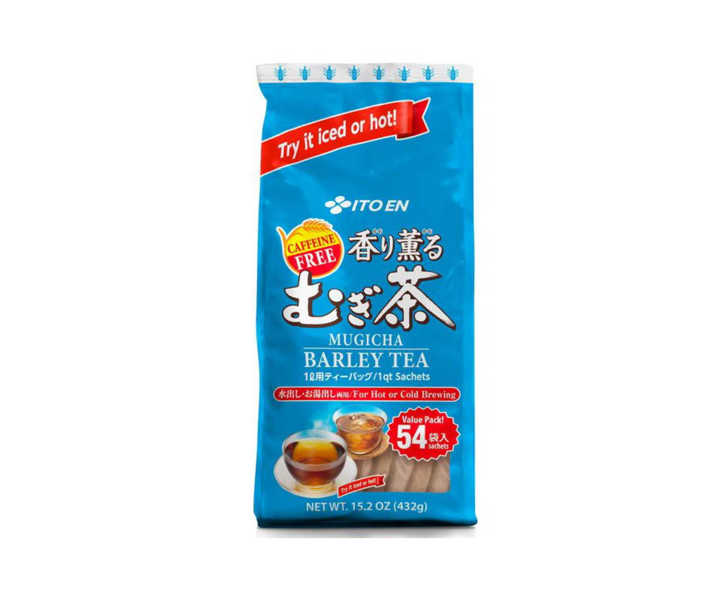 Ito En Mugicha Barley Tea Bags 54 Satchets Caffeine Free Hot or Cold 00639