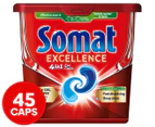 45pk Somat Excellence 4-in-1 Machine Dishwasher Caps