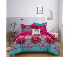 Multicolored Mandala Floral Comforter