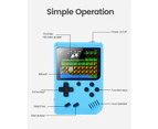 Gaming Console Handheld Retro Video Game Console Built in 500 Classic Games -Single Players - Blue
