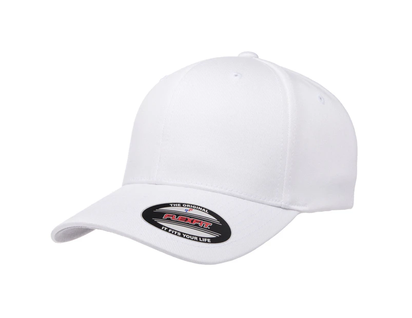Flexfit Childrens/Kids Wooly Combed Cap (White) - PC2104