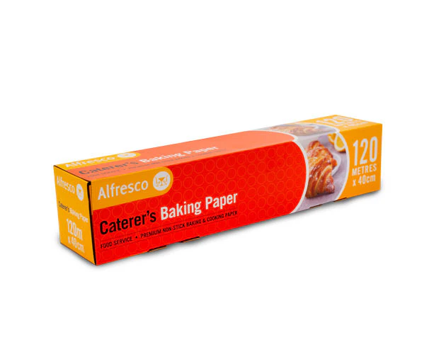 1 x Alfresco Caterer's Baking Paper Food Catering 40cm X 120M