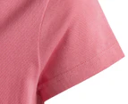 Adidas Girls' Essentials Tee / T-Shirt / Tshirt - Rose Tone/Vivid Red