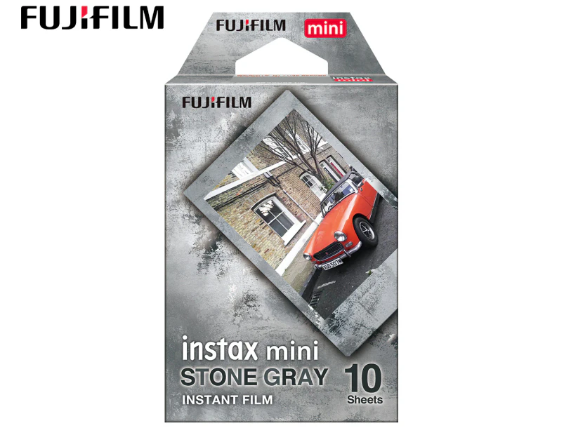 Fujifilm Instax Mini Film 10-Pack - Stone Grey