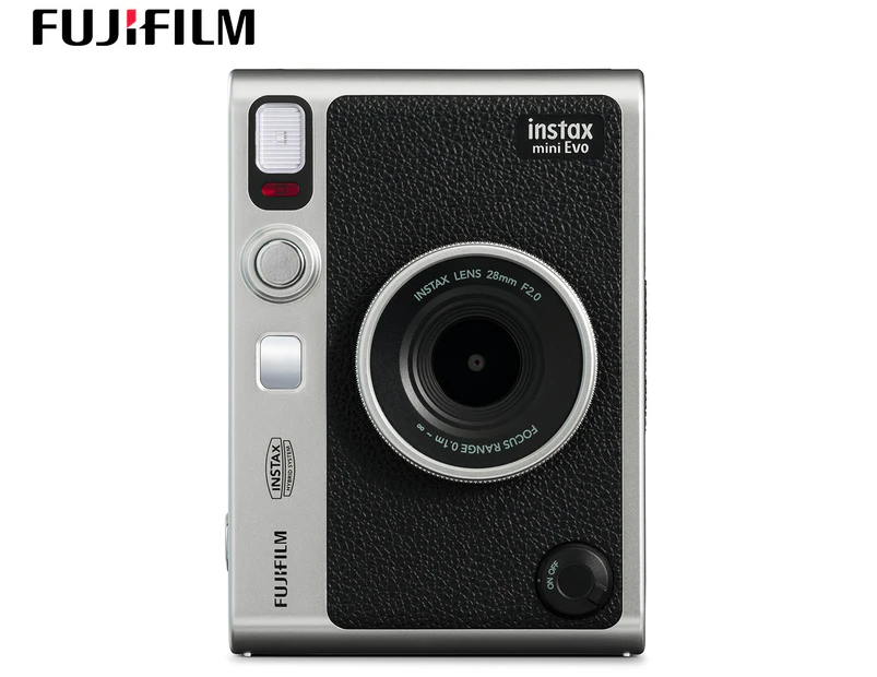 Fujifilm Instax Mini Evo Instant Camera - Black/Silver