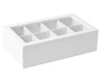 Ortega Kitchen 8 Cube Tea Box - White