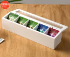 Ortega Kitchen 5 Cube Tea Box - White