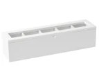 Ortega Kitchen 5 Cube Tea Box - White