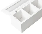 Ortega Kitchen 5 Cube Tea Box - White