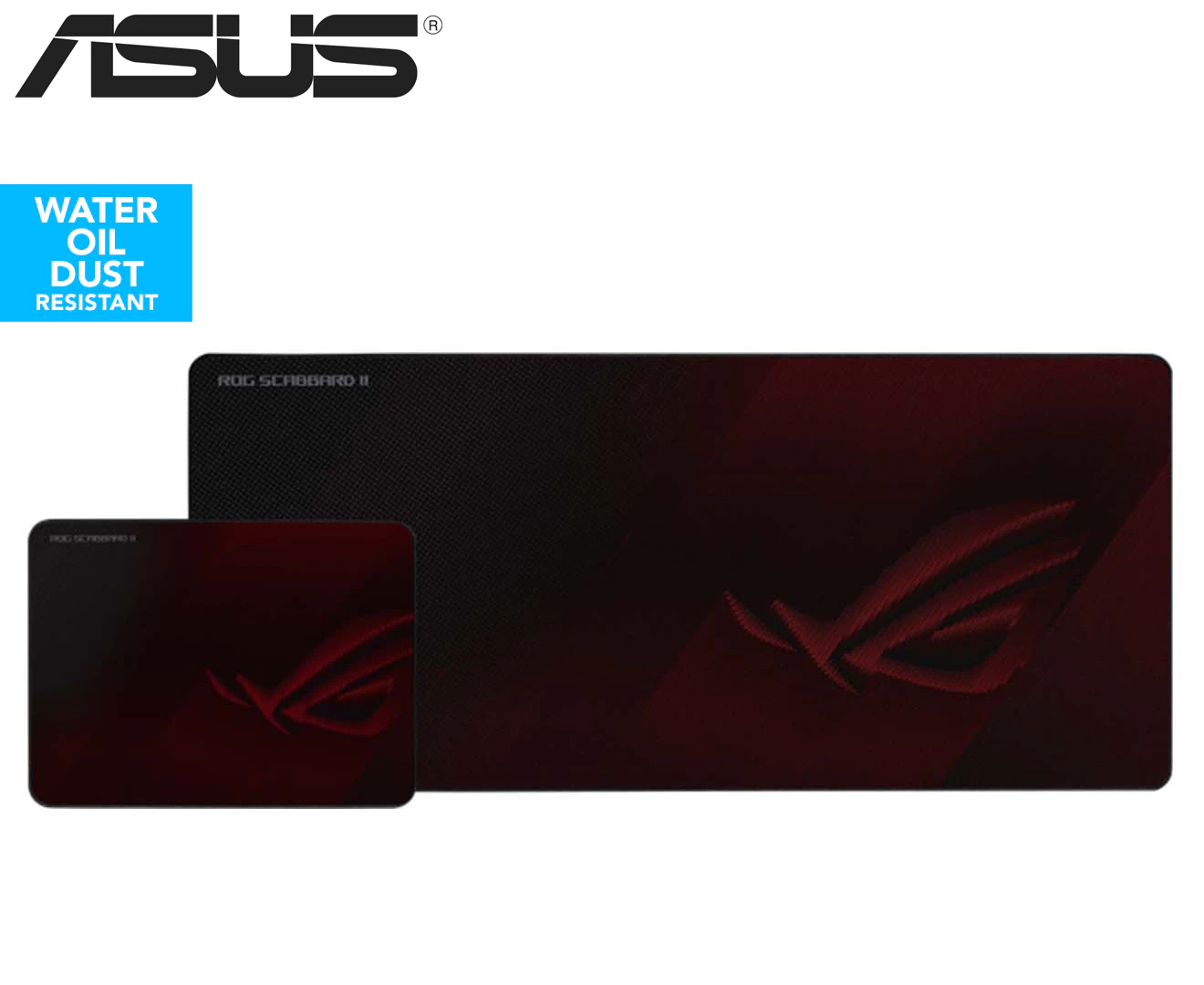 Asus Rog Scabbard II Gaming Mouse Pad Medium Extended 360mm-900mm w/ Rubber Base