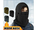 Unisex Fleece Thermal Sports Hat Winter Warm Ski Face Mask Balaclava Hood Hat - Grey