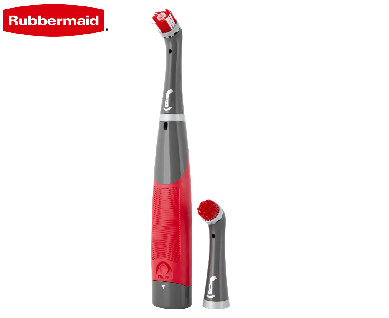 Rubbermaid Power Scrubber With 1 All-purpose Scrubbing Head And 1