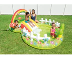 Intex 2.9m Inflatable Garden Kids Play Centre/Toys Water Slide/Outdoor Pool 3y+