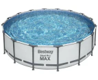 Bestway 5613a - 4.88m x 1.22m Swimming Pool Above Ground Steel Round