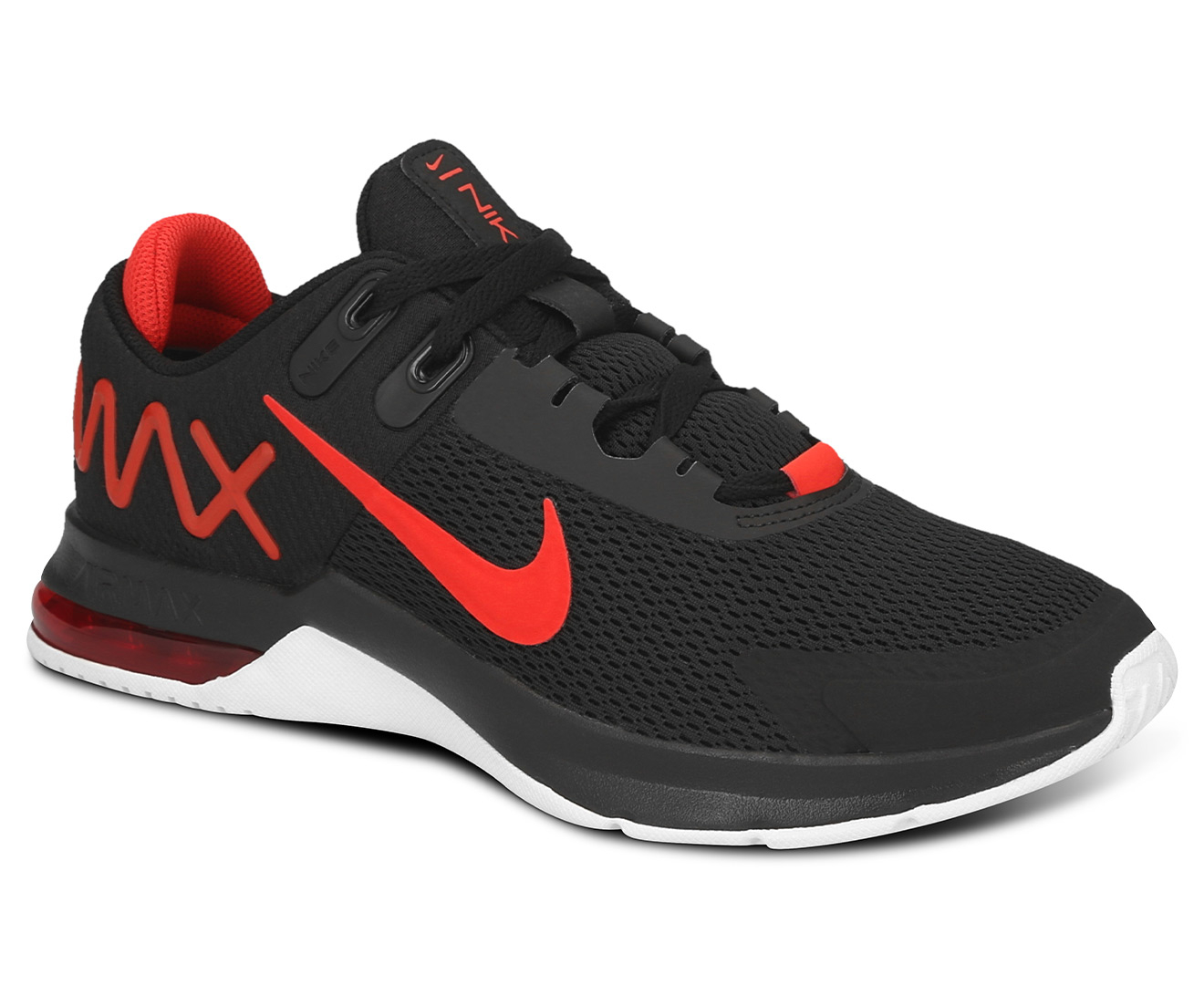 Nike Men's Air Max Alpha Trainer 4 Training Shoes - Black/Chile Red ...