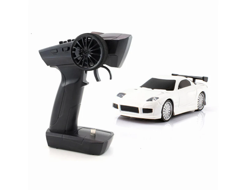 Racing C71 RTR 1/76 2.4G RWD Mini RC Car Sports Vehicles Toys On-Road Models Gift - White