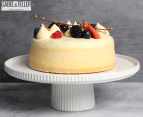 Gabel & Teller 28x10cm Footed Cake Stand - Matte White