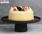 Gabel & Teller 28x10cm Footed Cake Stand - Matte Black