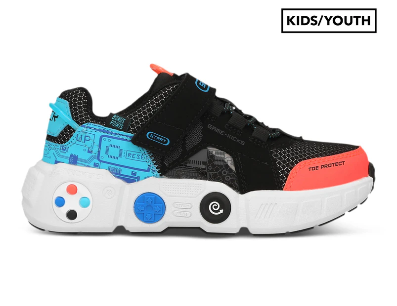 Skechers Boys' Game Kicks Gametronix Sneakers - Black Multi