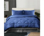 Ultra-Soft Cashmere Mink Flannel Comforter Set - Sea Port