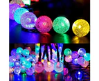 Advwin 12M 8 Modes Solar Christmas Lights LED Xmas Fairy Spherical String Lights(100LED, Multicolor)