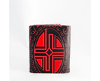 Haurangi  Tribal Polynesian Tattoo Trifold Wallet - Red