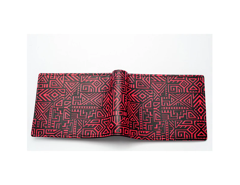 Haurangi Polynesian French Tattoo Wallet - Red