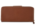 Fossil Madison Zip Clutch Wallet - Brown