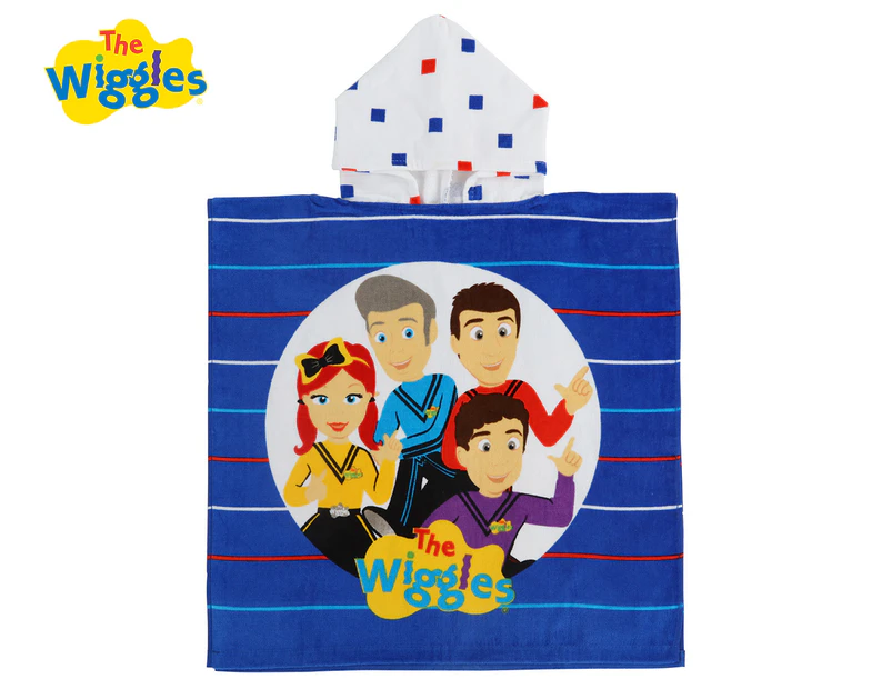 The Wiggles 60x120cm Big Red Car Hooded Towel - Navy/White