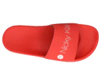 Nicky Kay Women's Slides - Red/White