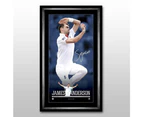 James Anderson Signed & Framed Limited Edition Vertiramic Print