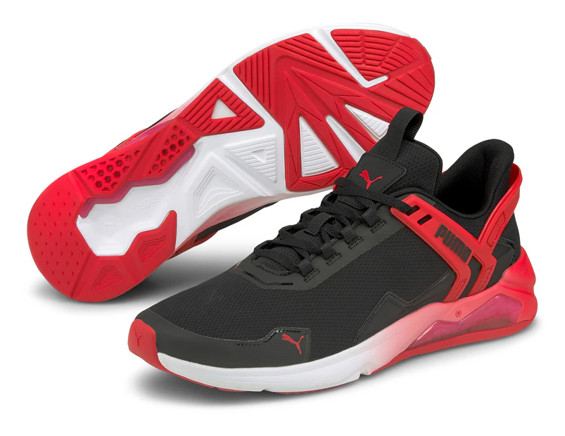 Puma Men's LQDCELL Method 2.0 Fade Training Shoes - Puma Black/High Risk Red/Puma White