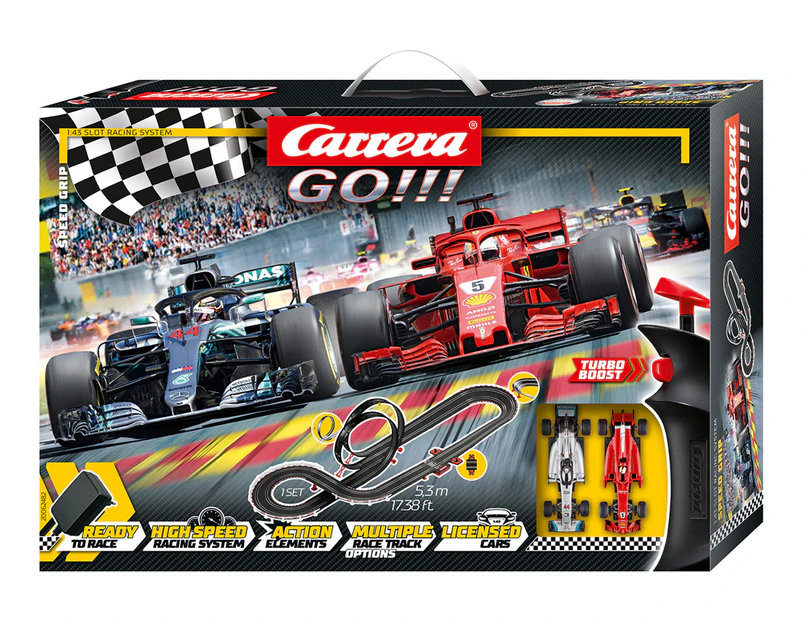 Carrera Go!!! Speed Grip Formula1 Slot Car Race Track Set