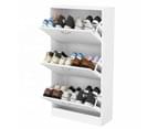 Shoe Cabinet Shoes Storage Rack Organiser 36 Pairs White Shelf Cupboard 3