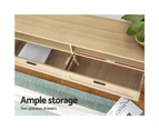 Artiss TV Cabinet Entertainment Unit TV Stand Wooden Rattan Storage Drawer 140CM