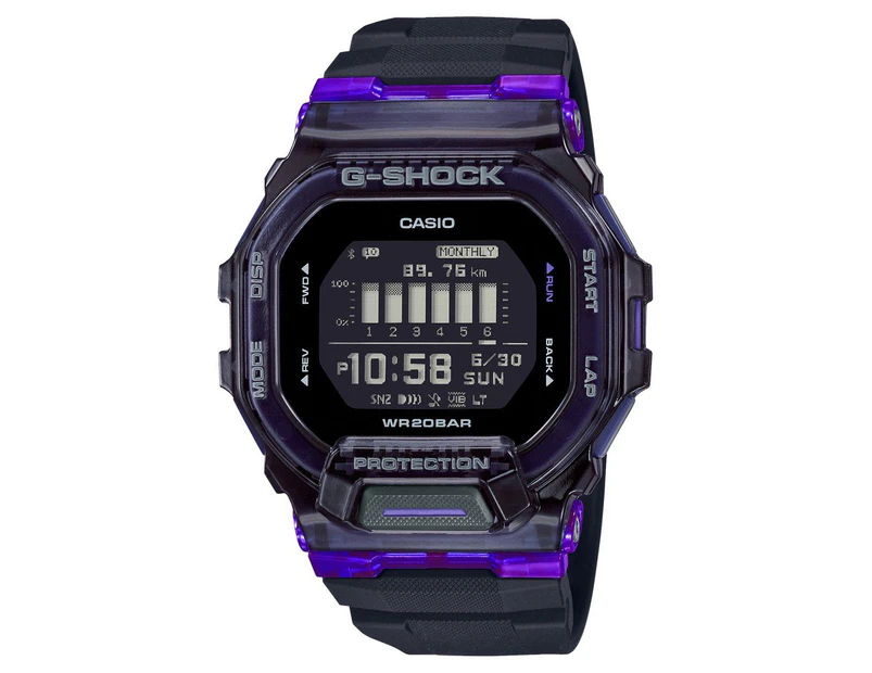 Casio G Shock G Squad Purple Watch GBD-200SM-1A6 - Purple