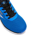 Fila Boys' Gela Running Shoes - Electric Blue/Black/Metallic Silver