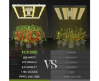 Mars Hydro FC-E3000 LED Grow Light Full Spectrum Detachable Bar MeanWell Driver No Noise Indoor Plants Greenhouse Garden