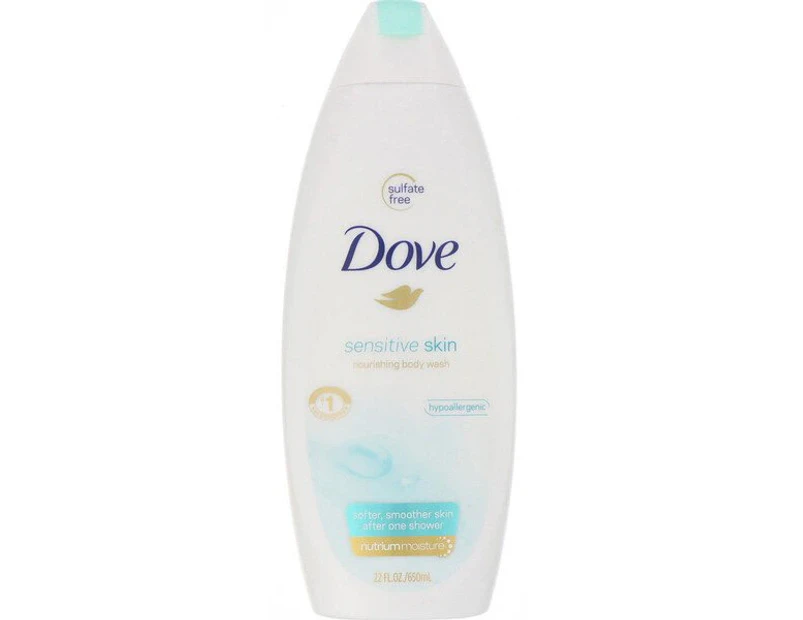 Dove, Sensitive Skin Body Wash, 22 fl oz (650 ml)