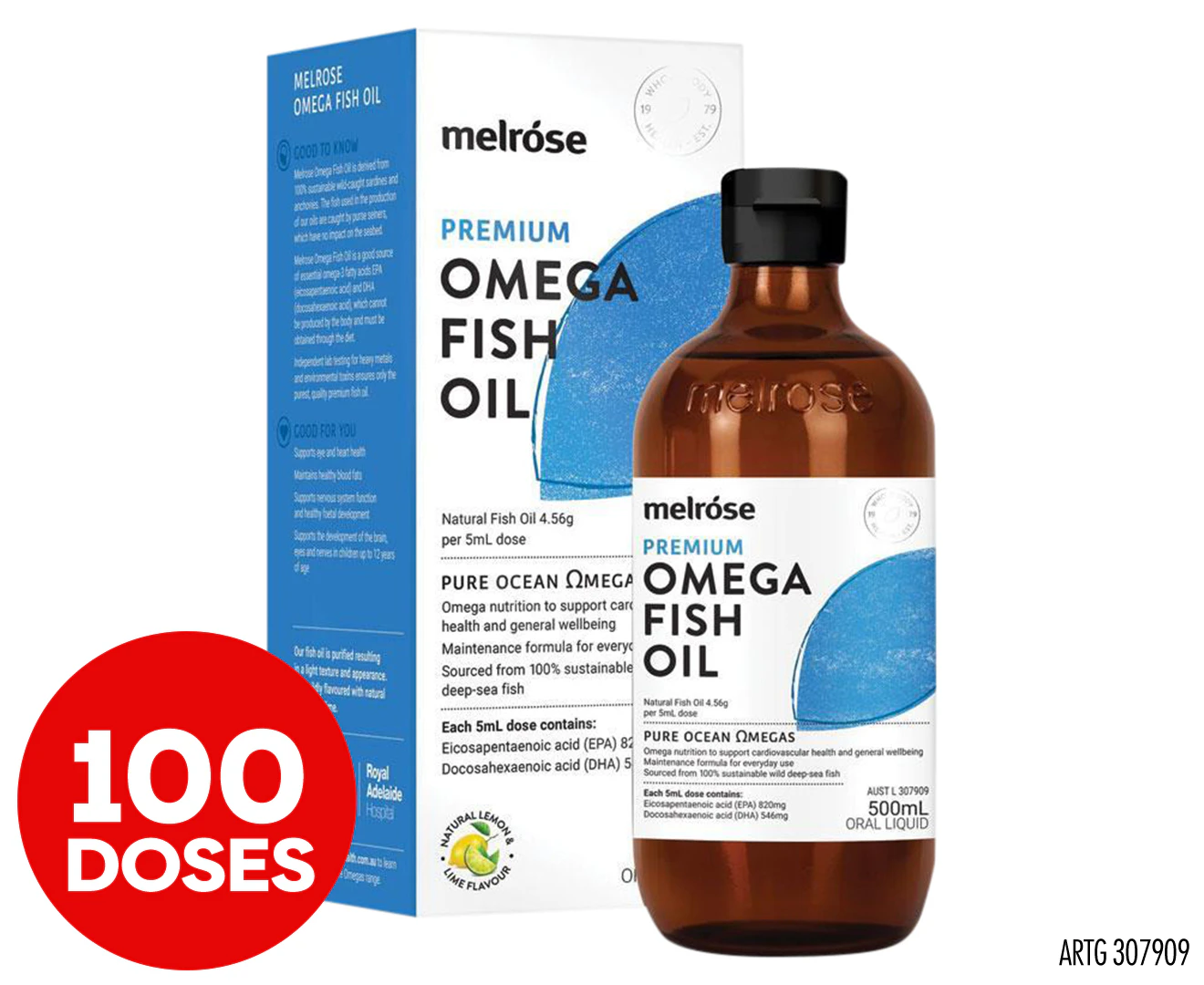 Melrose Omega Fish Oil 500mL