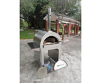 PIZZA Oven BBQ   EXTRA Large Outdoor Stainless Steel Portable Wood Fired