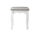 Artiss Dressing Table Stool Velvet Grey