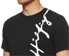 Tommy Hilfiger Men's TH Cool Signature Tee / T-Shirt / Tshirt - Jet Black 5