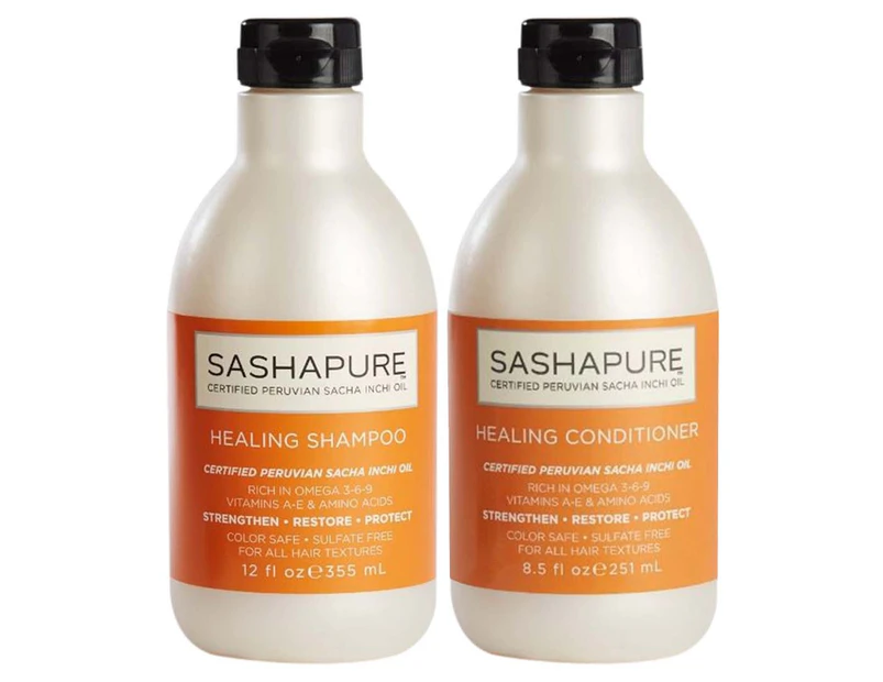 Sashapure Healing Shampoo & Conditioner Duo