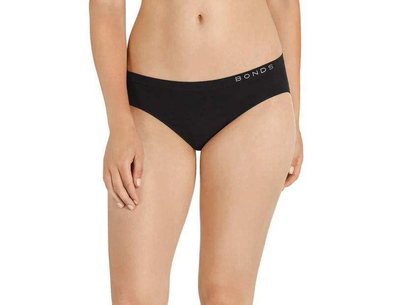 Bonds Women's Comfytails Seamless Bikini Briefs - Black
