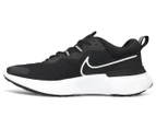 Nike Men's React Miler 2 Running Shoes - Black/White/Smoke Grey